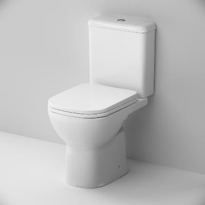 Унитаз напольный AM.PM Tetra C9T8608SC безободковый с сиденьем микролифт, белый