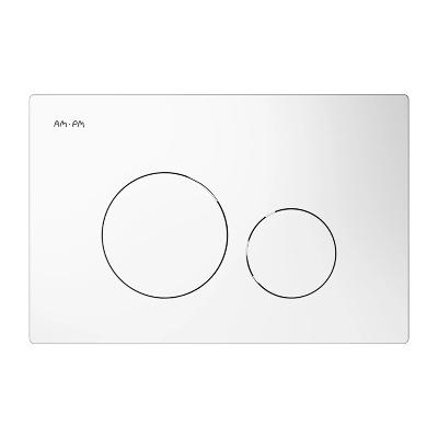 Клавиша для инсталляции AM.PM Tech I049001LM пневматическая, пластик, глянцевая белая