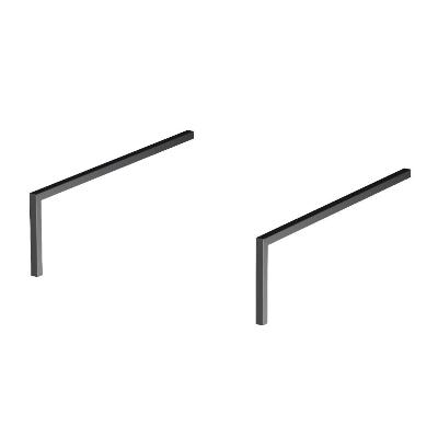 Ножки для тумбы AM.PM Sense M7BLEGSF0150BM черные матовые