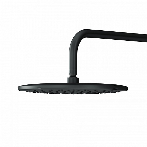 Встраиваемая душевая система AM.PM X-Joy FB85A1RH02 черная: тропический верхний душ, ручной душ-4