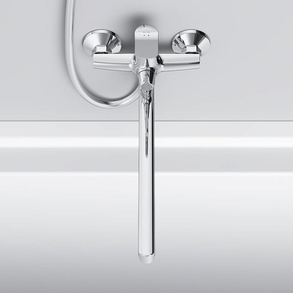 Смеситель для ванны и душа AM.PM Force F9F90200 длинный излив, хром-5