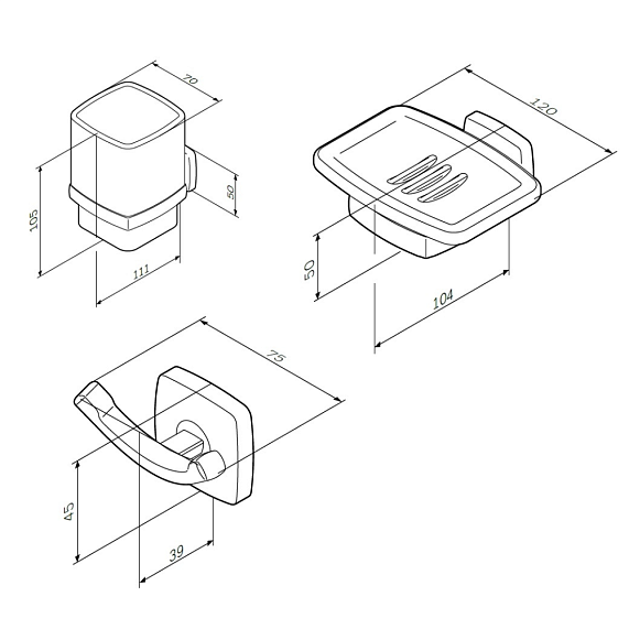Секция мебели для ванной AM.PM Gem S BK91GF-5