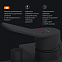 Смеситель для ванны и душа AM.PM X-Joy F85A10022 черный (уценка 1шт)