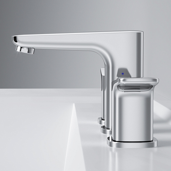 Смеситель для раковины (умывальника) AM.PM Spirit 2.0 F7008000 трехсекционный, хром-3