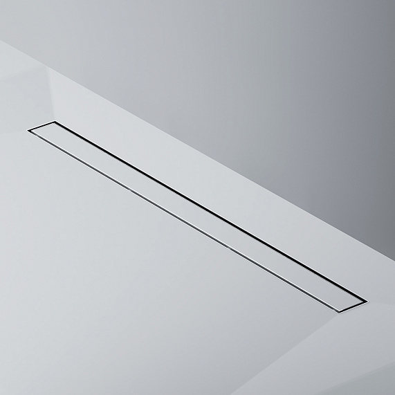 Душевой трап (лоток) 90 AM.PM MasterFlow W01SC-U11-090-04SB комбинированный затвор со стальной матовой решеткой под плитку-16