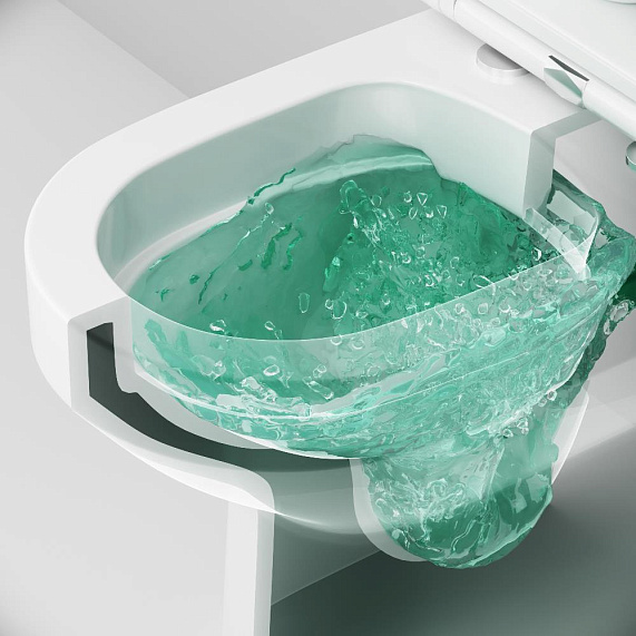 Унитаз напольный AM.PM Spirit 2.0 C708600WH безободковый с сиденьем микролифт 57WH, белый-6