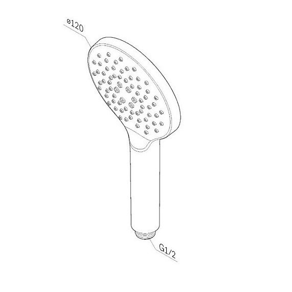 Лейка для душа AM.PM Like F0280022 черная матовая-2