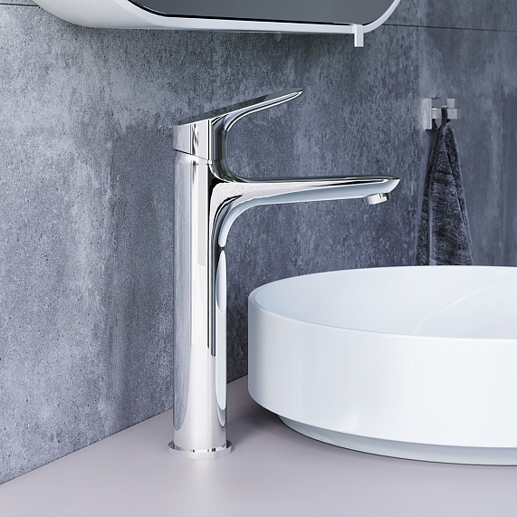 Смеситель для раковины (умывальника) Damixa Jupiter 770250001 высокий, хром-1