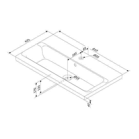 Тумба с раковиной и смесителем 80 AM.PM Gem M90FHX0802WG подвесная белый глянец-1