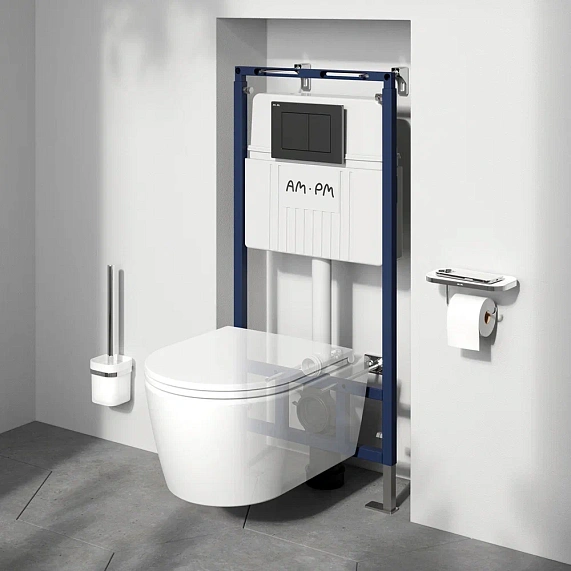 Инсталляция для подвесного унитаза AM.PM MasterFit I012710.0231 с механ. клавишей ProC S серебристый-3