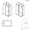 Душевая кабина 120x90 AM.PM Above W9XC-403-12090BT профиль черный матовый, низкий поддон