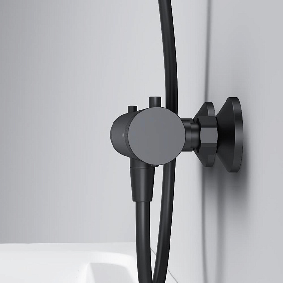 Смеситель для душа AM.PM Libre F6040022 термостат, черный-5