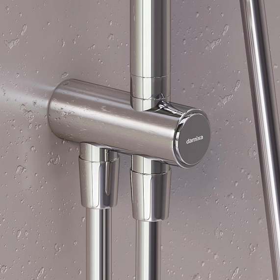 Душевая система Damixa Gala 953000000 стойка с тропическим душем, хром-2