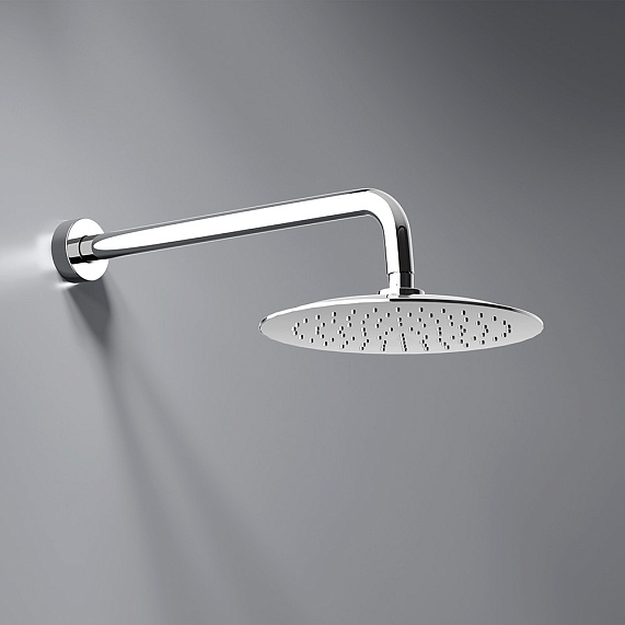 Встраиваемая душевая система Damixa Scandinavian Pure 936530000 хром: тропический верхний душ, ручной душ-3
