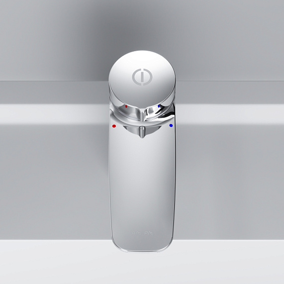 Тумба с раковиной и смесителем 120 AM.PM Inspire 2.0 M50AFHX1203GM подвесная графит-2