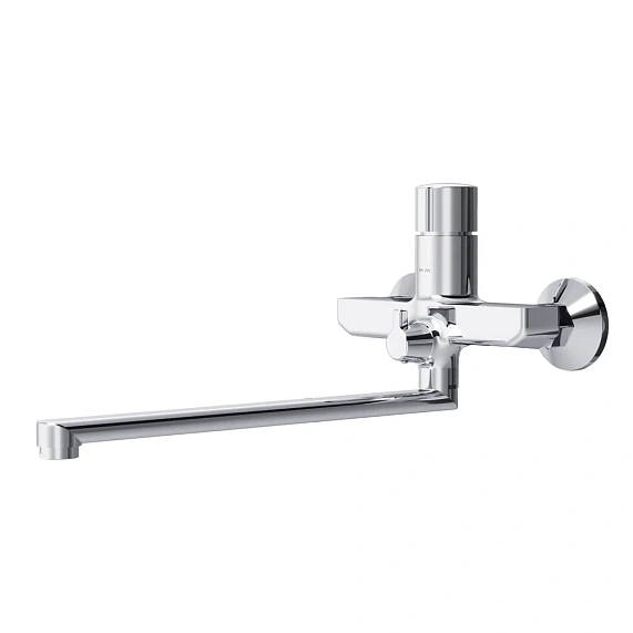 Смеситель для ванны и душа AM.PM X-Joy F85A90500 длинный излив, хром-8