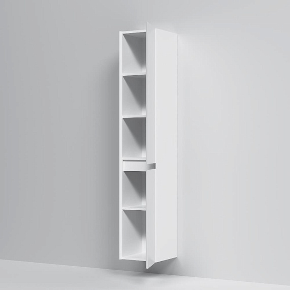 Шкаф-пенал для ванной 30 AM.PM Above M9XCHR0352WG навесной правый белый глянцевый-5