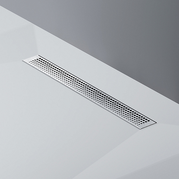 Душевой трап (лоток) 60 AM.PM MasterFlow W01SC-P11-060-01SB комбинированный затвор со стальной матовой решеткой-8