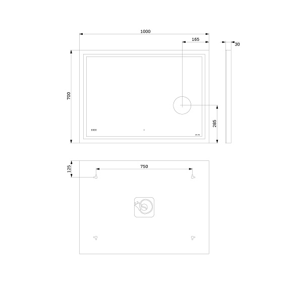 Мебель для ванной 100 AM.PM X-Joy напольная, белый глянец напольная-9