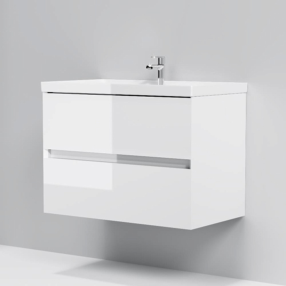 Тумба с раковиной 80 AM.PM Above M9X-FHX0802WG-WCC0800WG подвесная белая глянцевая-8