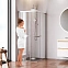 Душевое ограждение без поддона 80x100 AM.PM X-Joy W94G-403-100280-MT1K профиль серебристый