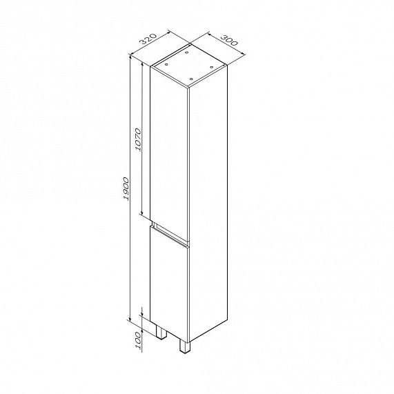 Мебель для ванной 80 AM.PM X-Joy напольная, белый глянец напольная-3