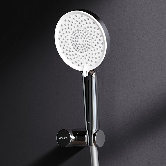 Душевой гарнитур AM.PM X-Joy F01185A000 держатель, шланг, лейка 3 режима, хром-1