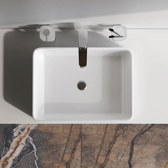 Раковина накладная 50 AM.PM Func M8FWCC10500WG белая-2