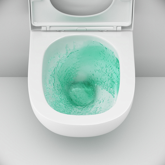 Унитаз подвесной AM.PM Above C9X1900SC торнадо безободковый с сиденьем микролифт, белый-12