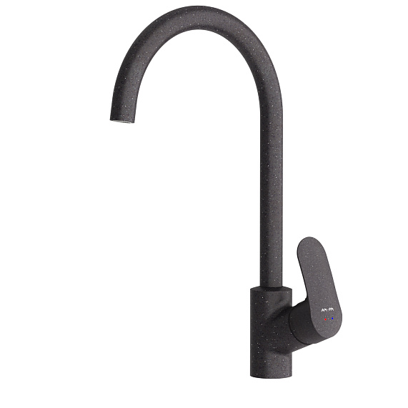 Смеситель для кухни AM.PM Like F8007122 высокий, черный-8