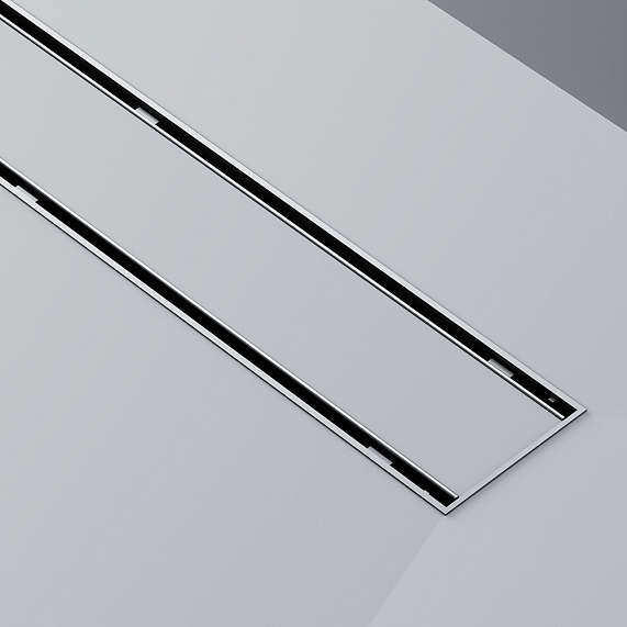 Душевой трап (лоток) 90 AM.PM PrimeFlow W02SC-U11-090-04SB комбинированный затвор со стальной матовой решеткой под плитку-17