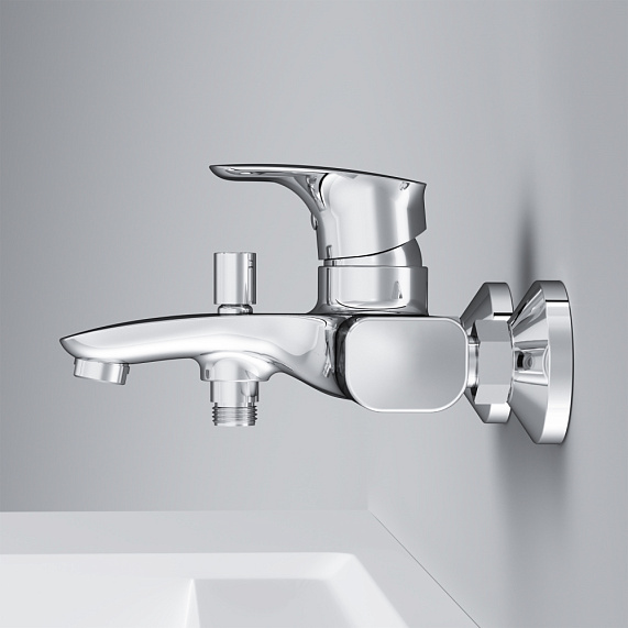 Смеситель для ванны и душа AM.PM Spirit 2.1 F71A10000 хром-4