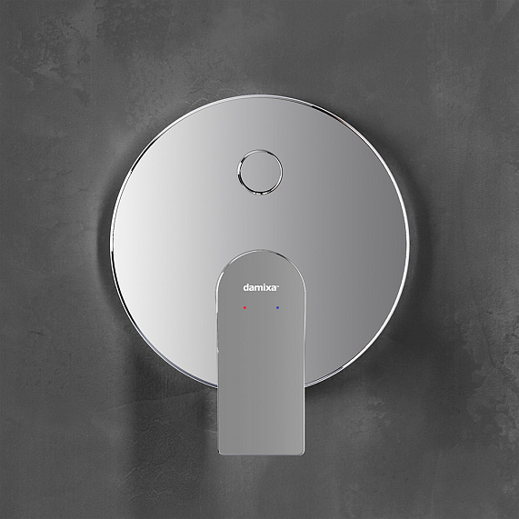 Смеситель для ванны и душа Damixa Apollo 477100000 хром встраиваемый-2