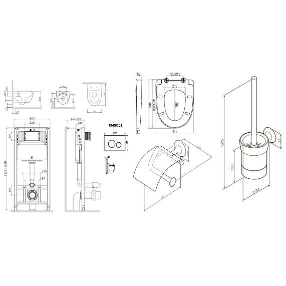 Секция гигиены AM.PM Awe CK11FB-6