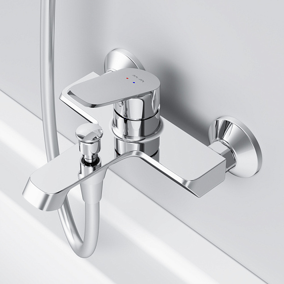 Смеситель для ванны и душа AM.PM Func F8F10000 хром-5