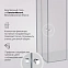 Душевое ограждение без поддона 80x120 AM.PM X-Joy W94G-403-120280-MT1K профиль серебристый