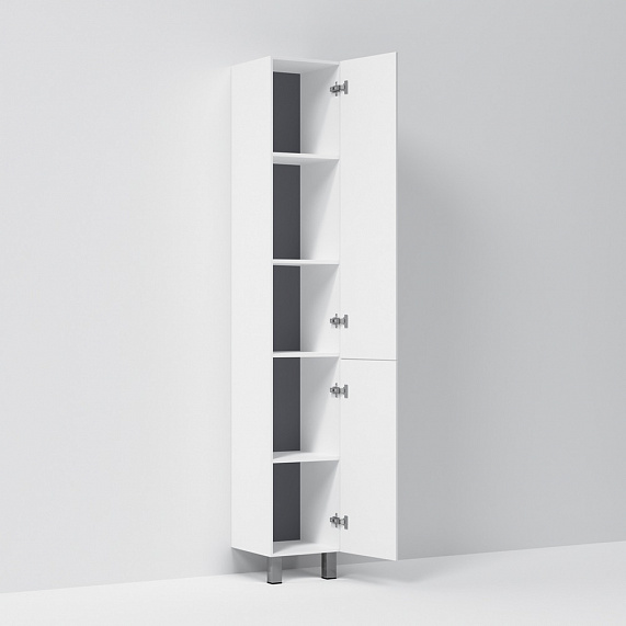 Шкаф-пенал для ванной 30 AM.PM Gem M90CSR0306WG напольный правый белый глянец-3