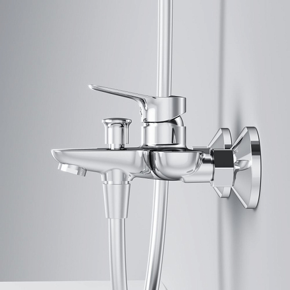 Смеситель для ванны и душа AM.PM Force F9F10000 хром-4