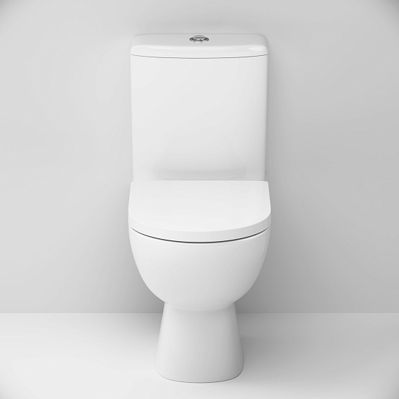 Унитаз напольный AM.PM Sunny C85C8600SC безободковый с сиденьем микролифт, белый-5