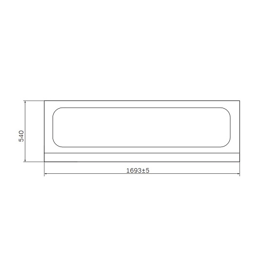 Панель 170 AM.PM W80A-170-070W-P под ванну Like-1