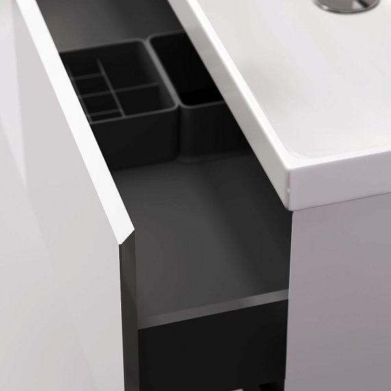 Тумба с раковиной 80 AM.PM Above M9X-FHX0802WG-WCC0800WG подвесная белая глянцевая-4