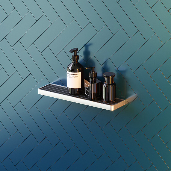 Полка в ванную Damixa Jupiter DA7737600 черная-3