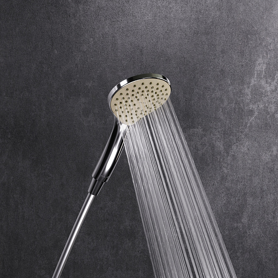 Душевая система AM.PM Gem F0790510 стойка с тропическим душем, термостатом, смесителем, изливом, хром-6