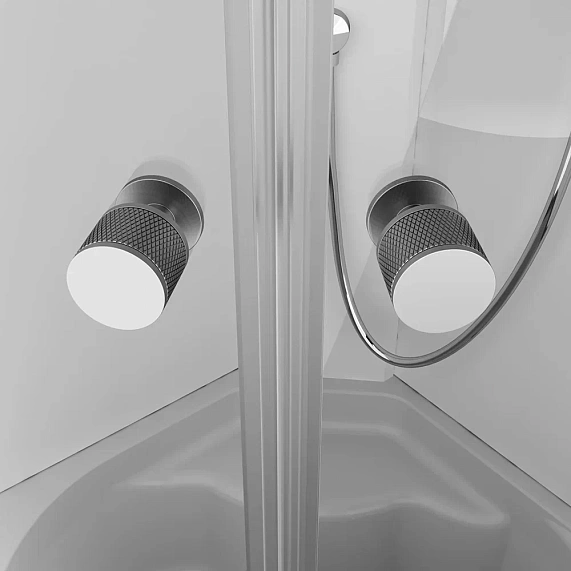 Душевая кабина 90x90 AM.PM X-Joy W94C-401A-090MT профиль серебристый, высокий поддон-5