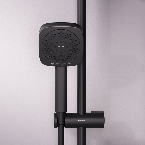 Лейка для душа AM.PM Above W F029W022 черная