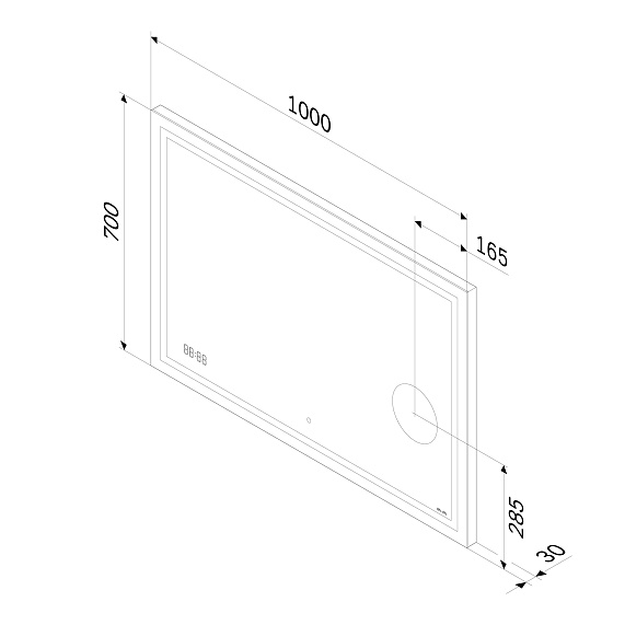 Мебель для ванной 100 AM.PM X-Joy напольная, белый глянец напольная-8