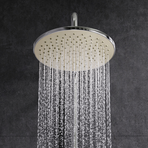 Душевая система AM.PM Sunny F40885C14 стойка с тропическим душем, смесителем, изливом, хром-4