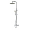 Душевая система AM.PM Gem F0790420 стойка с тропическим душем, термостатом, хром