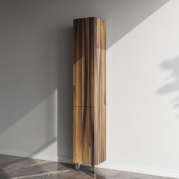 Шкаф-пенал для ванной 30 AM.PM Gem M90CSL0306HF напольный левый орех-2