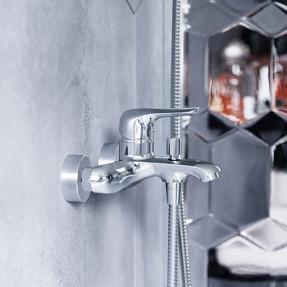 Смеситель для ванны и душа Damixa Palace Evo 2 321000000 хром-1